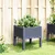 Vrtna sadilica s nogama plava siva 40 x 40 x 42 cm PP