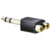 shumee Adapter/stereo vtičnica 6,3 mm moški na 2x RCA Chinch ženski