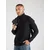 JACK & JONES Pulover JJEBASIC pegasto siva/črna