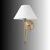 Opviq zidna lampa Emin 20562, 1 × E14, antik