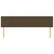 Vidaxl Posteljno vzglavje temno rjava 180x5x78/88 cm blago