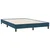 Box Spring krevet bez madracem tamnoplavi 160x220 cm samt