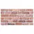 Zidne panele 10 pcs Crvena 100 x 50 cm EPS pjena