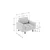 Atelier del Sofa Fotelja Sparrow 1, Plava