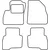 Textile car mats Citroen Nemo 2008-2016 (5 seats)