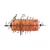 Symphonie Naturelle -4 RedBlack Decorative Wooden Wall Accessory