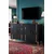 Hanah Home komoda Ilay 120, 120 cm, antracit / zlatna