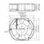 Ventilator 172x151x51mm 230VAC