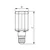 Philips - trueforce led hpl nd 42 200w 220v 840 e40