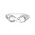 ELLI Prstan Infinity, srebrna
