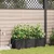 Vrtna saksija 3 pcs Crna 120 x 40 x 37,5 cm Plastika