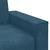 Vidaxl Dvosed moder 180x78x84 cm žamet