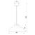 Luster na sajli BASCA 1xE27/15W/230V braon