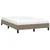 Vidaxl Posteljni okvir brez vzmetnice taupe 120x190 cm blago