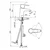 Baterija za lavabo CUBO JC30101