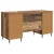 Stol s policom Staro drvo 142,5 x 50 x 75 cm Konstruirano drvo