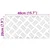 Stepenica Pravokutni 4 pcs Srebrno 40 x 20 cm Aluminij