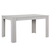[en.casa] jedilna miza + 6 oblazinjenih stolov s tkanino (140x90cm), svetli hrast-temno siva