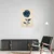 Canvas Slika na platnu Plavi cvet 60x90cm, Sa ramom, Beli