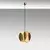 Opviq Luster Corner-13779-, 25cm, IP20, Zlatne boje