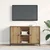 Set TV komoda Zidne Umjetnički hrast 101 x 35 x 65 cm