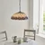 Endon 111985 - Luster na lancu Tiffany HUTCHINSON 3xE27/10W/230V prečnik 50 cm