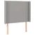 Vidaxl Box spring postelja z vzmetnico svetlo siva 90x200 cm blago