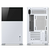 Ohišje Jonsbo D31 MESH Screen Micro-ATX, kaljeno steklo - belo