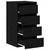 Ormar s ladicama Crna 40 x 41 x 76 cm Konstruirano drvo