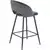 Barska stolica 89x49 cm siva/crna