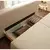 Novel ZOFA BOXSPRING, svetlo siva les, kovina, tekstil