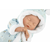 Llorens 63301 LITTLE BABY - speča realistična punčka z ohišjem iz mehkega blaga - 32