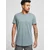 Long T-shirt in the shape of dust blue