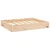 Krevet za pse sivi 61,5x49x9 cm od masivne borovine