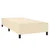 shumee Box spring postelja z vzmetnico krem 90x200 cm blago