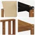 Set vanjskih sofa s jastukom 10 pcs Prirodna i bež