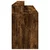 Radni stol s LED svjetlima boja hrasta 200x55x91 cm drveni