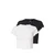 Womens T-shirt Cropped Rib 2-Pack black/white