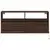 Zidni TV ormarić s LED svjetlima smeđa boja hrasta 100x31x45 cm