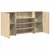 Recepcijski stol 200x50x103,5 cm od konstruiranog drva