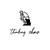 Wallity Zidna dekoracija Thinking Chair, 39 x 20 cm, Crna