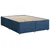 Vidaxl Box spring postelja z vzmetnico modra 140x190 cm blago
