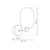 Zidna lampa ALIAS 1xG9/8W/230V crna/siva