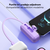 Back up baterija privezak Oxpower 5000mAh Type C ljubicasta