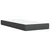 Vidaxl Box spring postelja z vzmetnico temno siva 90x190 cm blago