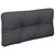 Jastuk za palete crni 80 x 40 x 12 cm od tkanine