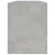 Vidaxl Omarica za čevlje betonsko siva 100x35x45 cm inženirski les