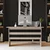 Hanah home Radni sto 140x73,8x60cm Hrast-Crni