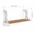 HANAH HOME Zidna polica Hunter Dog and Tiger Cat White
