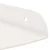Lebdeća polica s policom s pohranom 2 pcs Bijeli 18 x 18 x 2 cm